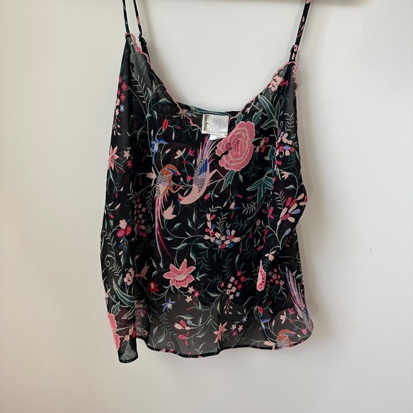 NWT Natori 3pc pajama set robe camisole pants luxurious floral XL Neiman Marcus - Picture 11 of 13